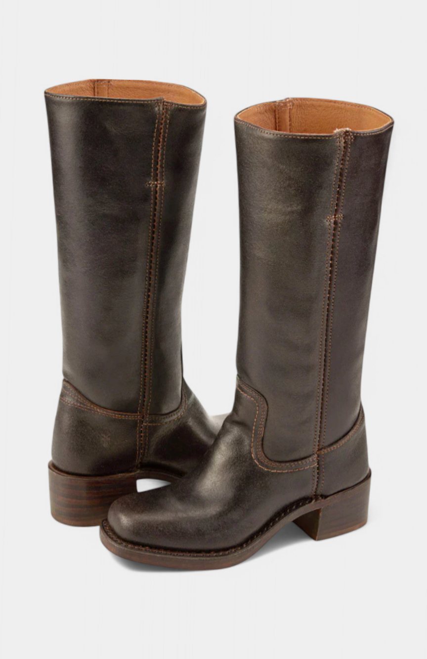 Knee-High Women's Boots with Chunky Heel and Tailored Fit - 5 - Stylewhipped