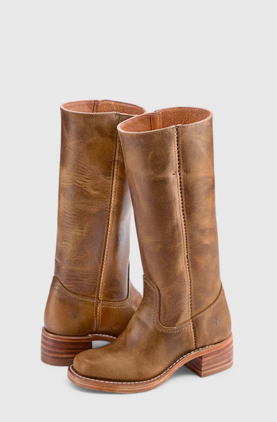Knee-High Women's Boots with Chunky Heel and Tailored Fit - 6 - Stylewhipped