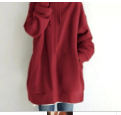Hooded Zip-Up Hoodie for Women - Oversized Fit with Pockets - 6 - Stylewhipped
