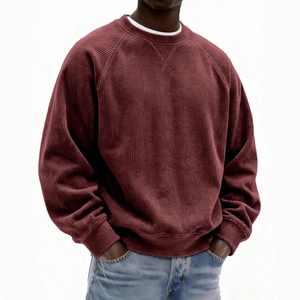 Men's Sweatshirt with Raglan Sleeves in Various Colours - 2 - Stylewhipped