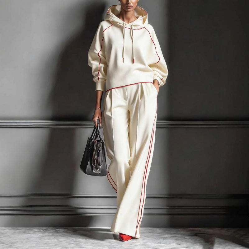 Lounge Set Women with Hooded Top and Relaxed Fit - 5 - Stylewhipped