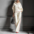 Lounge Set Women with Hooded Top and Relaxed Fit - 5 - Stylewhipped