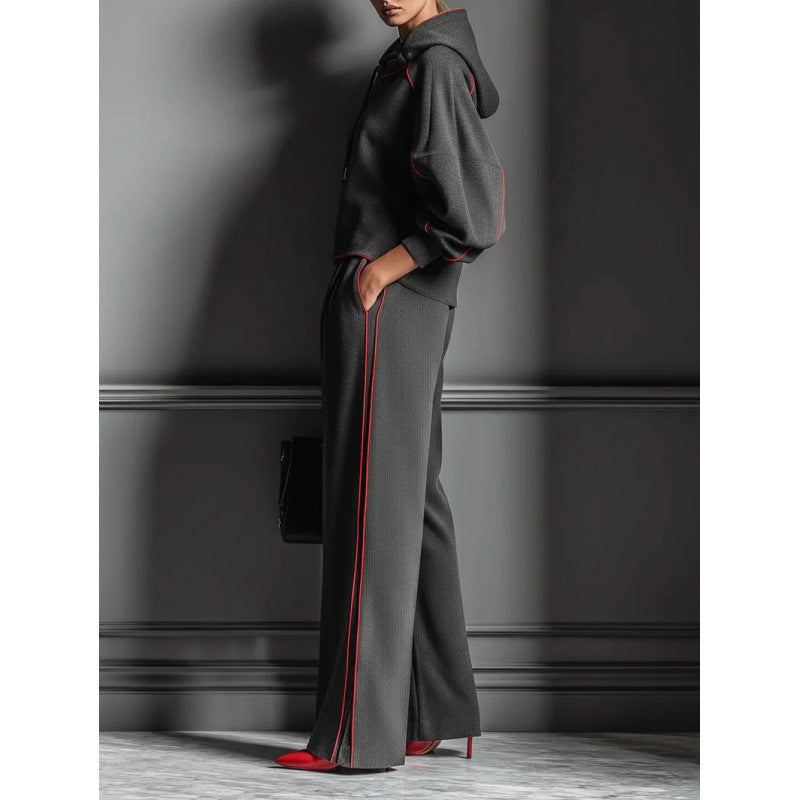 Lounge Set Women with Hooded Top and Relaxed Fit - 10 - Stylewhipped