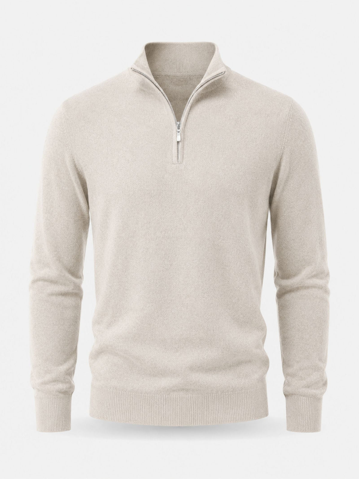 Half Zip Pullover Men's Classic Fit with Long Sleeves - 5 - Stylewhipped