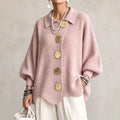 Cardigan Damen mit goldenen Knöpfen und klassischem Kragen - 2 - Annoboutique