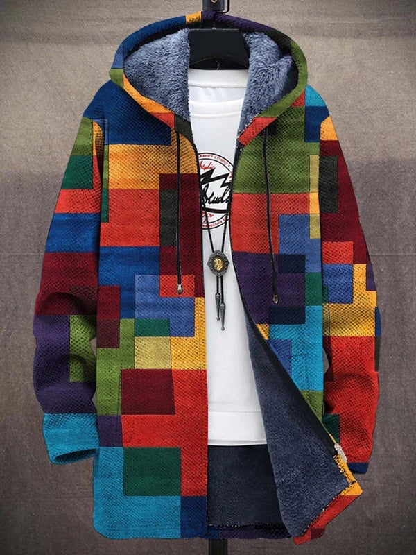 Colourful Hooded Jacket for Women with Relaxed Fit - 1 - Stylewhipped