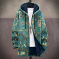 Floral Print Women's Jacket with Hood and Relaxed Fit - 1 - Stylewhipped