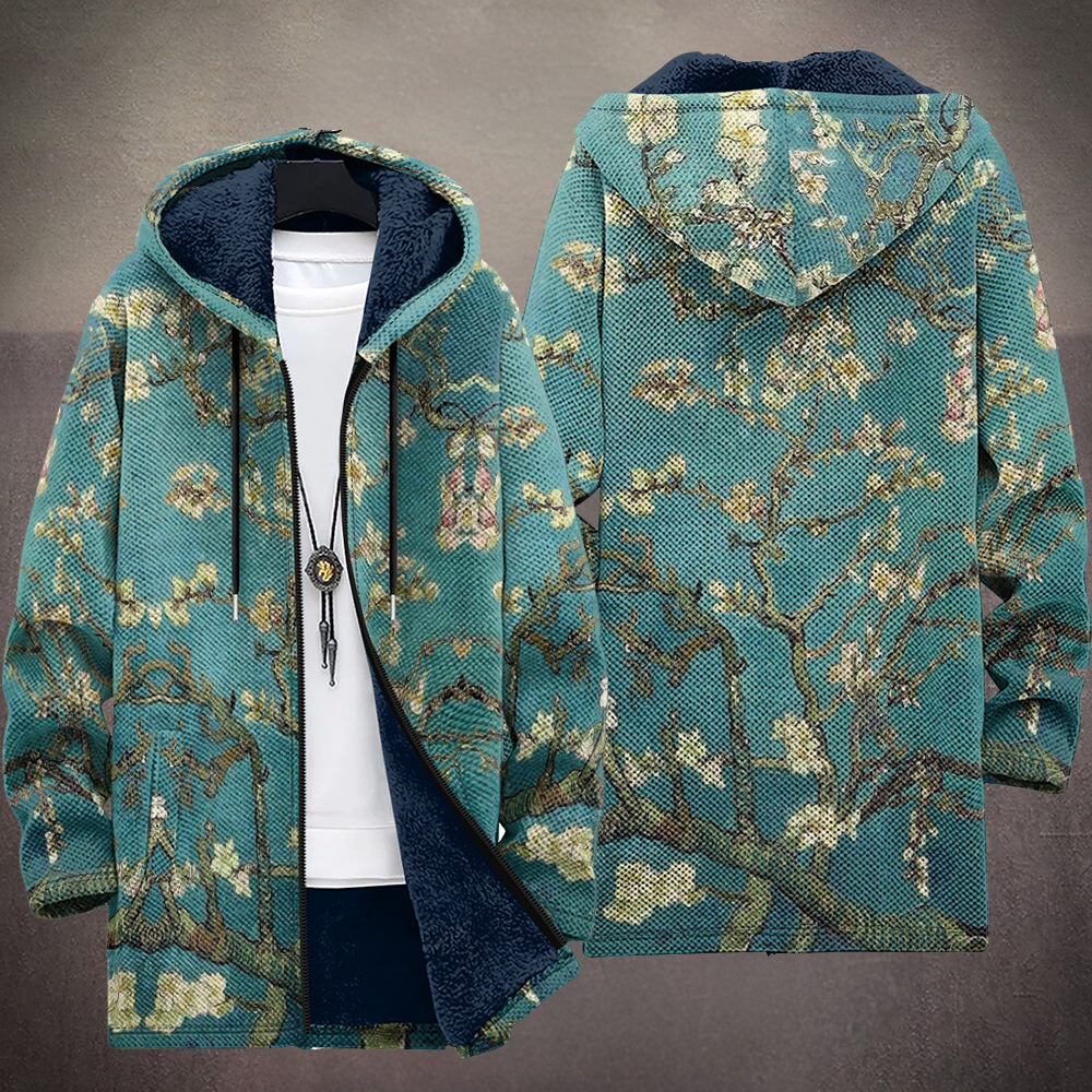 Floral Print Women's Jacket with Hood and Relaxed Fit - 2 - Stylewhipped