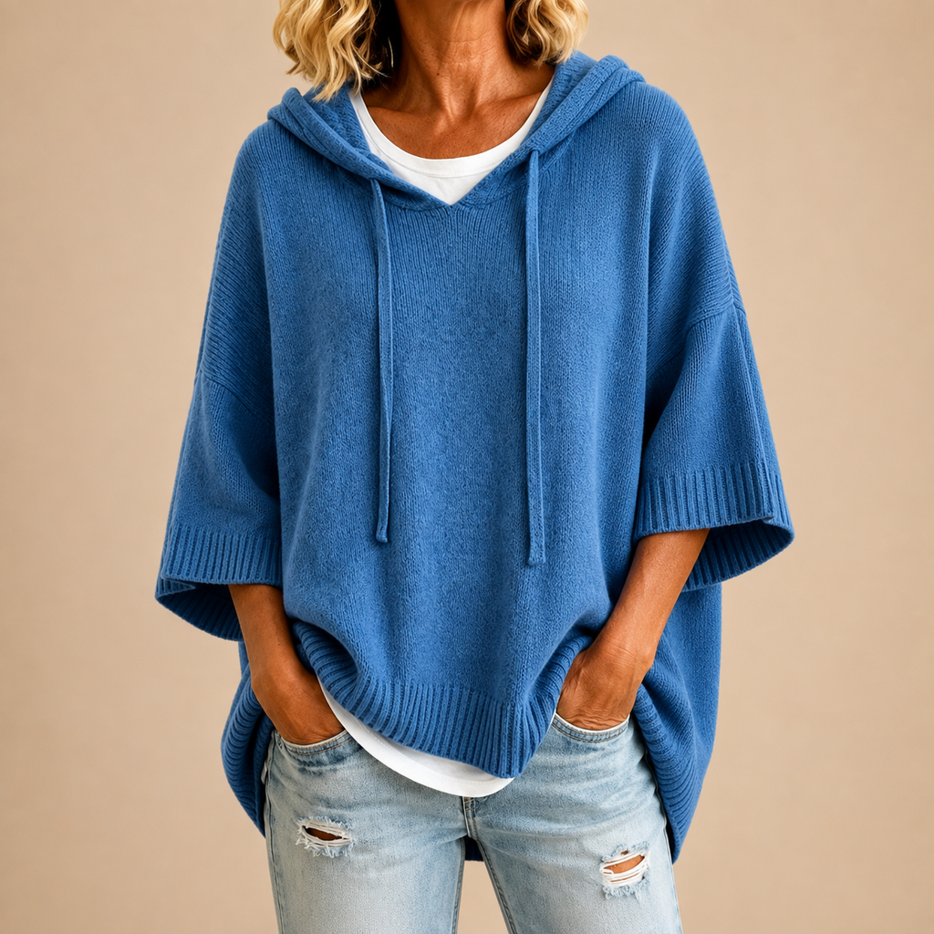 Hoodie Women Oversized Cut with Relaxed Fit - 1 - Stylewhipped