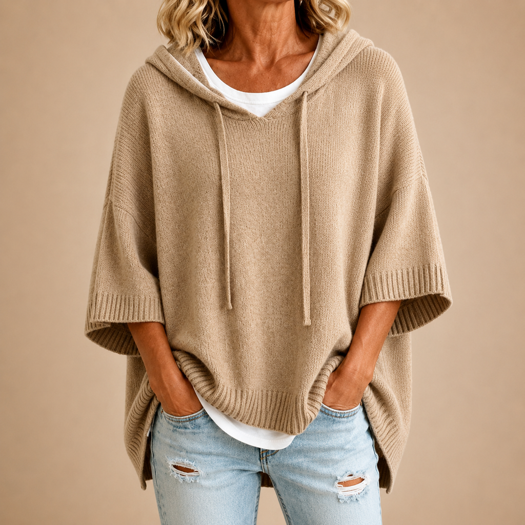 Hoodie Women Oversized Cut with Relaxed Fit - 3 - Stylewhipped