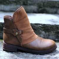 Women's Casual Boots with Customisable Strap - 1 - Stylewhipped