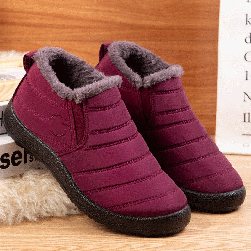 Women's Relaxed Ankle Boots with Easy Slip-On Style - 12 - Stylewhipped