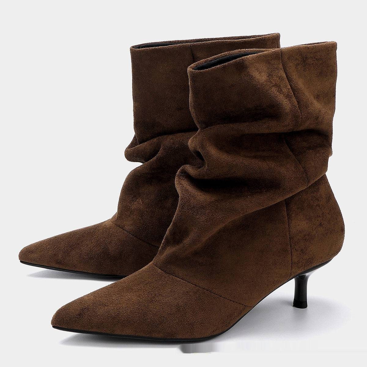 Chic Slouchy Women's Boots with Elegant Pointed Toes - 3 - Stylewhipped