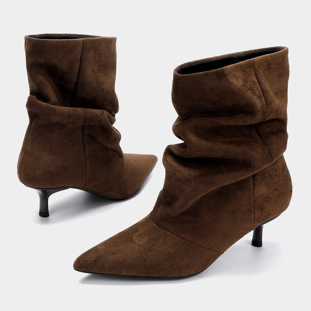 Chic Slouchy Women's Boots with Elegant Pointed Toes - 5 - Stylewhipped