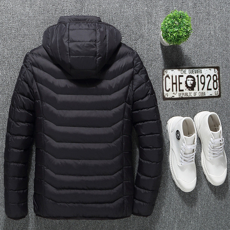 Men's Versatile Heated Jacket with Detachable Hood - 1 - Stylewhipped