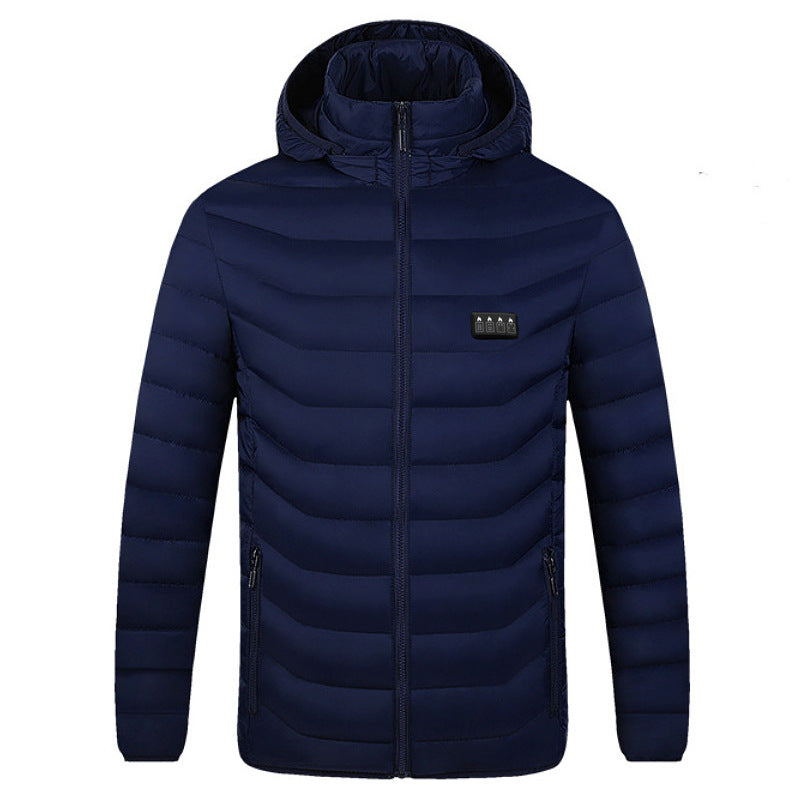 Men's Lightweight Heated Jacket with Detachable Neckline - 2 - Stylewhipped