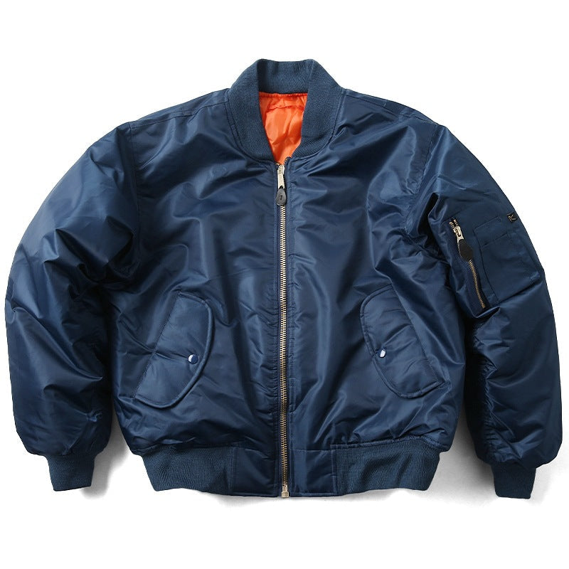 Ladies' Casual Fit Bomber Jacket with 3D Patch Pockets - 1 - Stylewhipped
