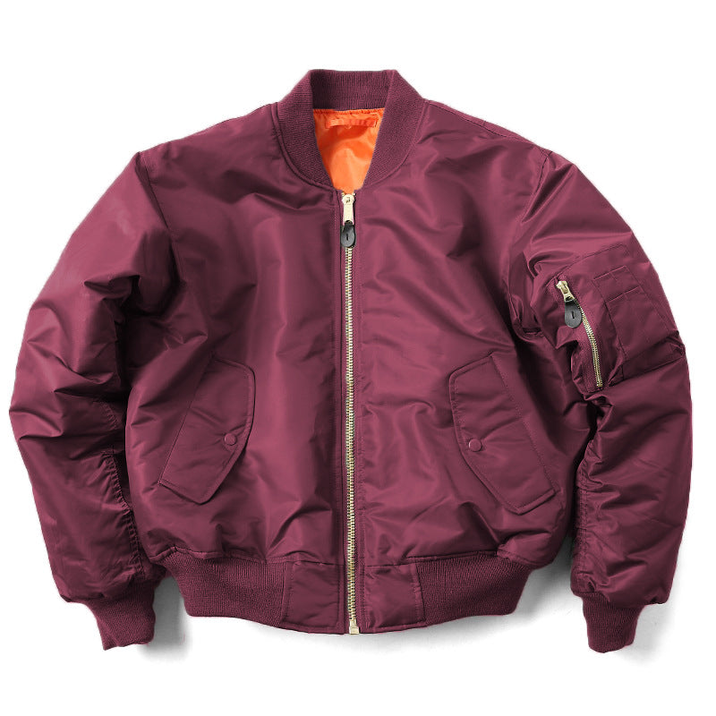 Ladies' Casual Fit Bomber Jacket with 3D Patch Pockets - 4 - Stylewhipped