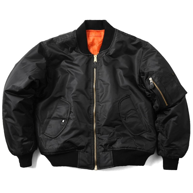 Ladies' Casual Fit Bomber Jacket with 3D Patch Pockets - 5 - Stylewhipped
