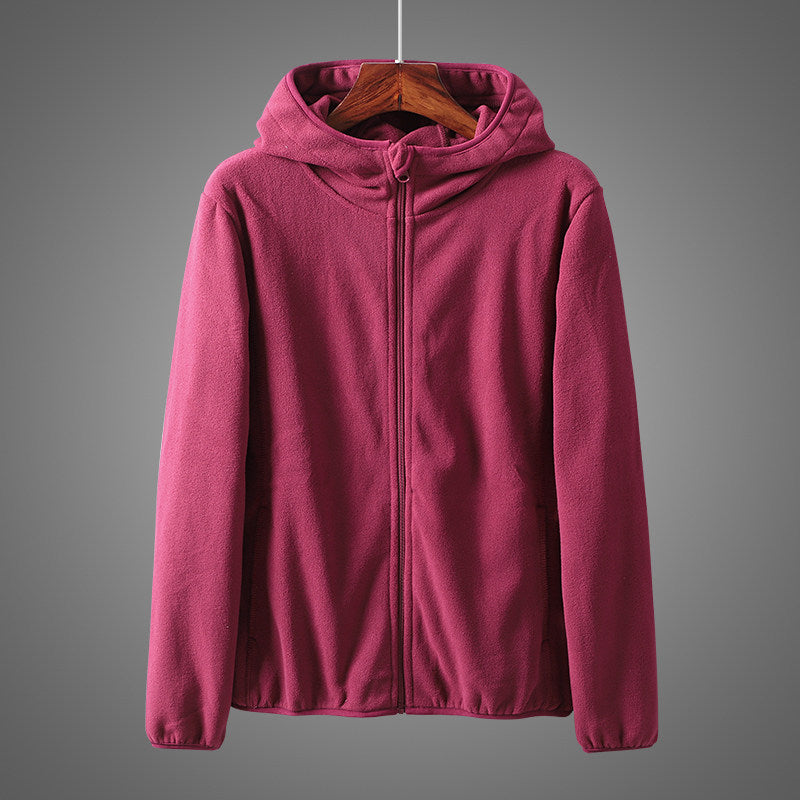 Women's Zip-Up Hooded Jacket in Relaxed Fit - 2 - Stylewhipped