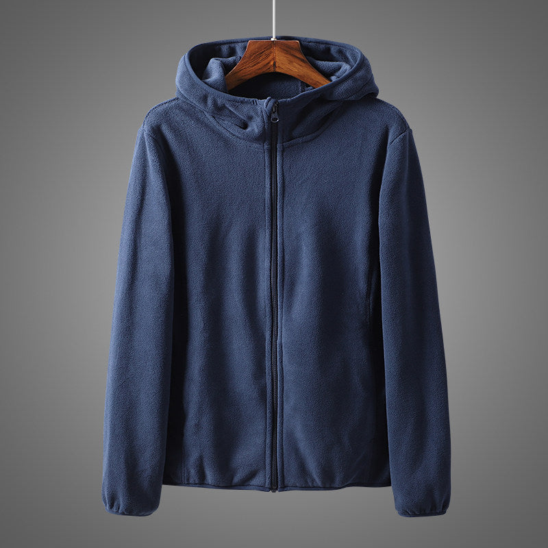 Women's Zip-Up Hooded Jacket in Relaxed Fit - 3 - Stylewhipped