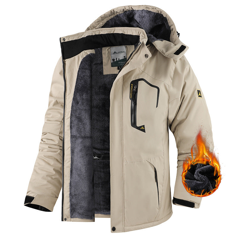 Men's Versatile Jacket with Removable Hood - 3 - Stylewhipped