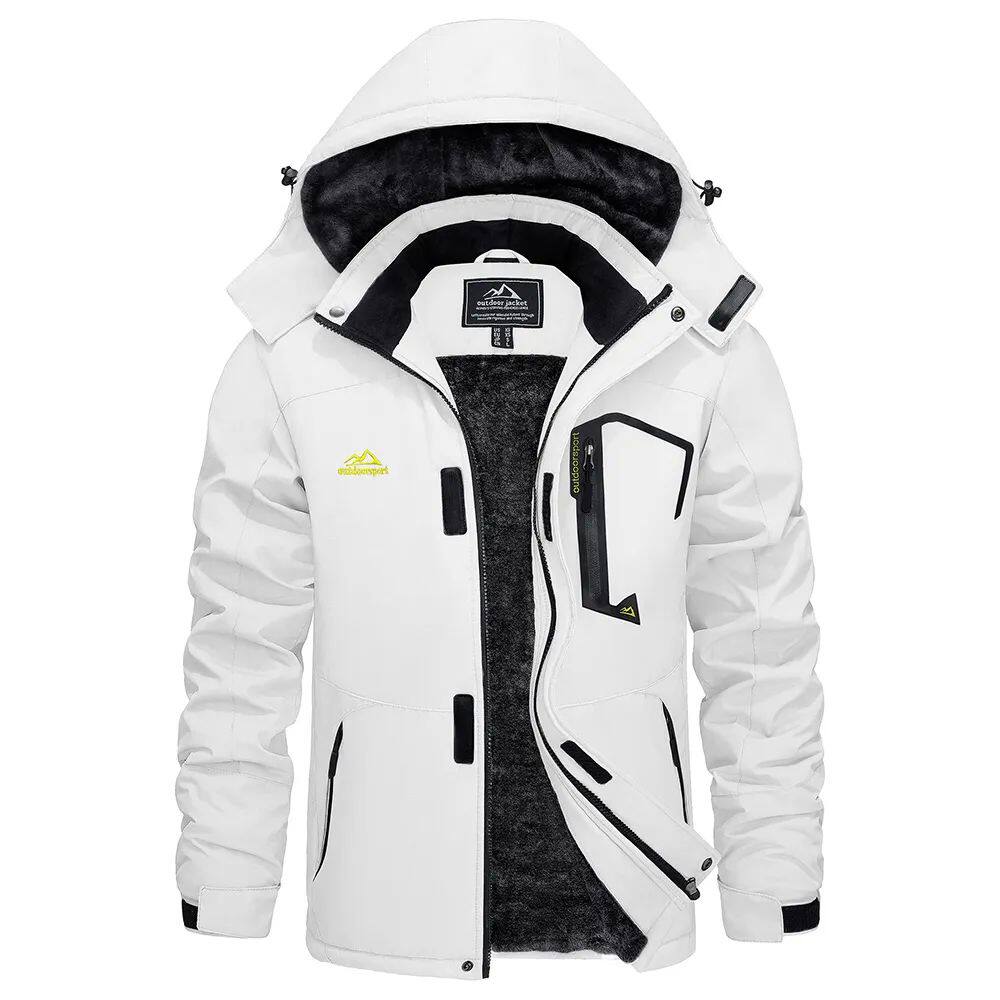 Men's Tailored Winter Coat with Adjustable Hood - 4 - Stylewhipped