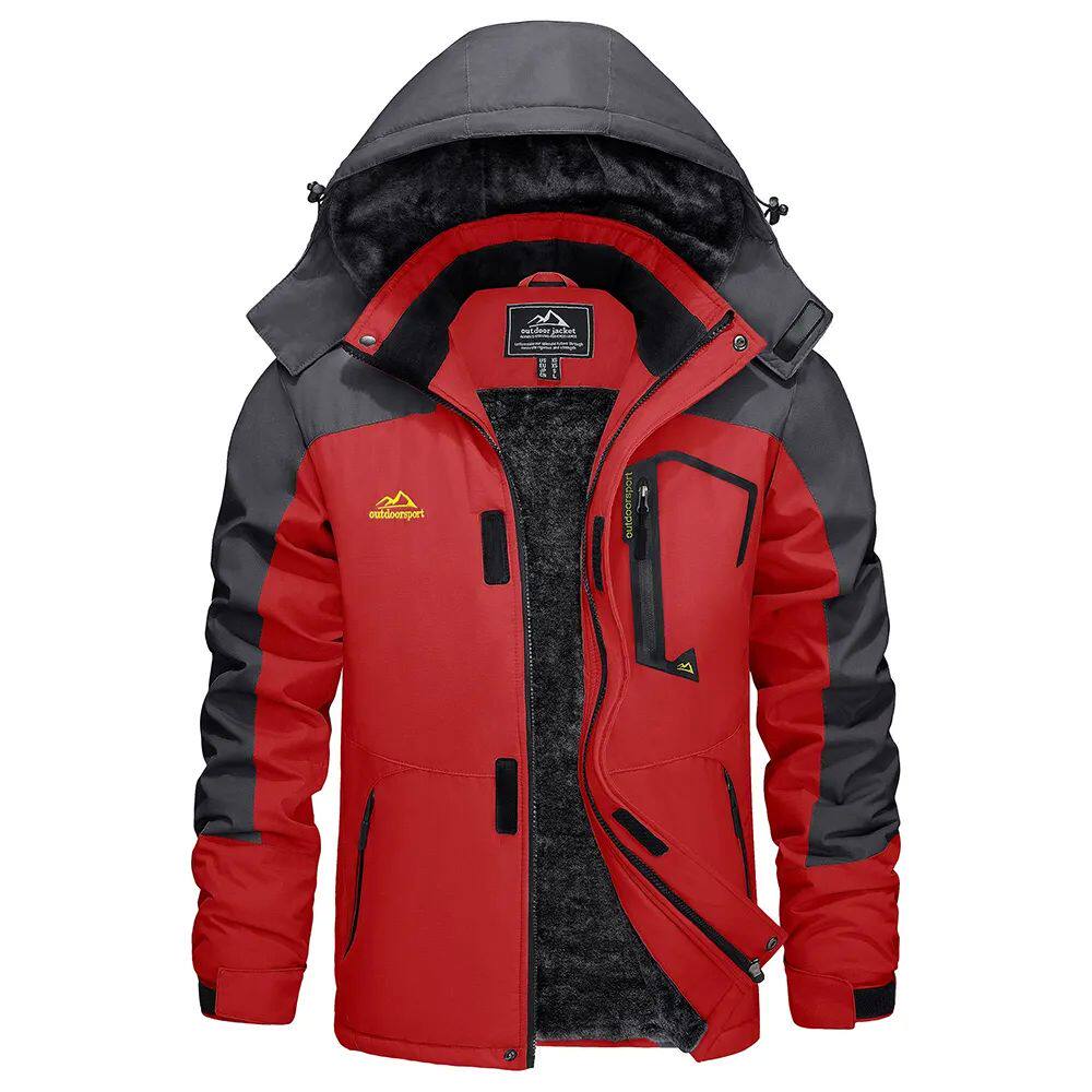 Men's Tailored Winter Coat with Adjustable Hood - 7 - Stylewhipped