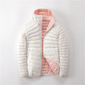Ladies' Quilted Hooded Puffer Coat - 2 - Stylewhipped