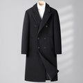 Men's Tailored Slim-Fit Overcoat with Practical Side Pockets - 1 - Stylewhipped