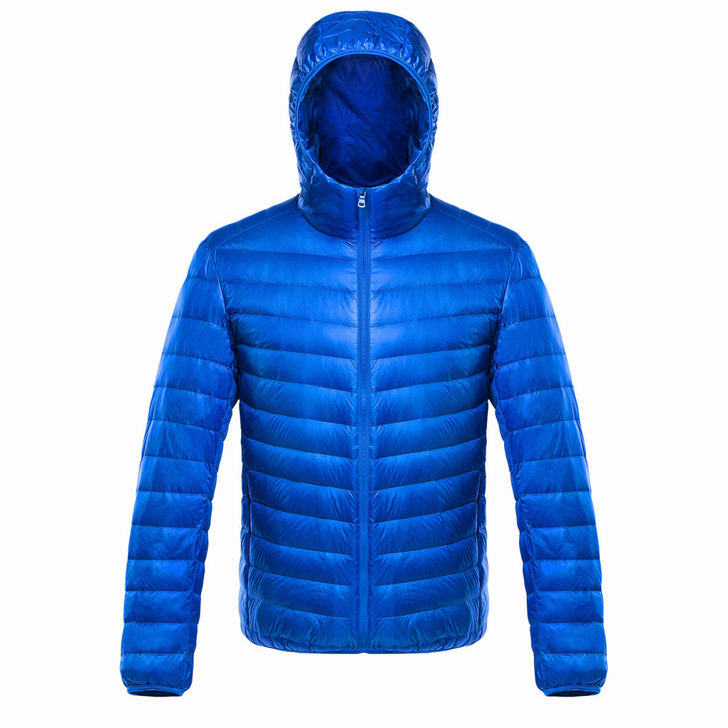 Men's Casual Fit Lightweight Hooded Jacket - 2 - Stylewhipped