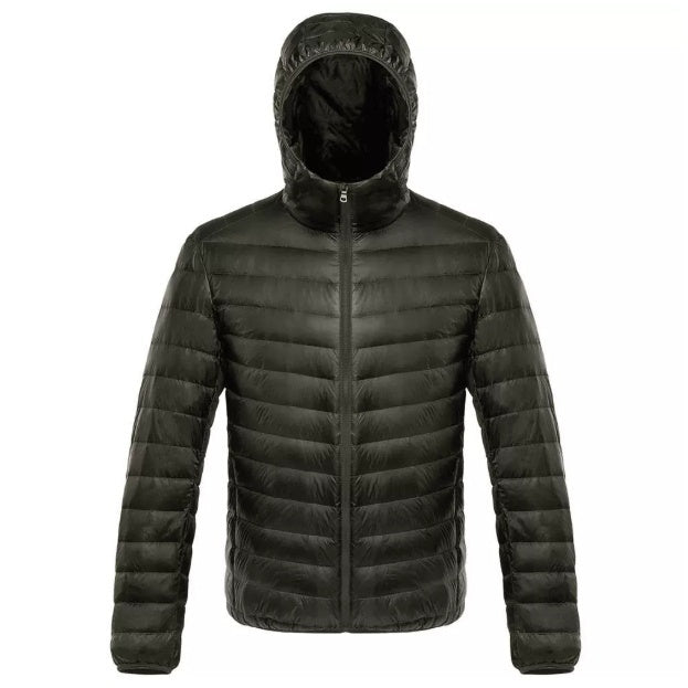 Men's Casual Fit Lightweight Hooded Jacket - 3 - Stylewhipped