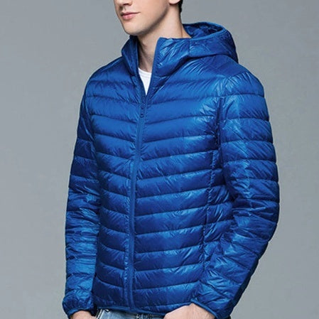 Men's Casual Fit Lightweight Hooded Jacket - 4 - Stylewhipped