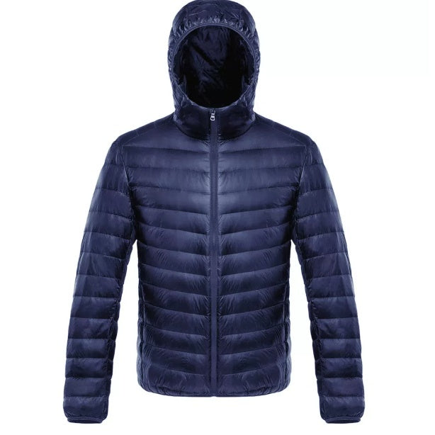 Men's Casual Fit Lightweight Hooded Jacket - 5 - Stylewhipped