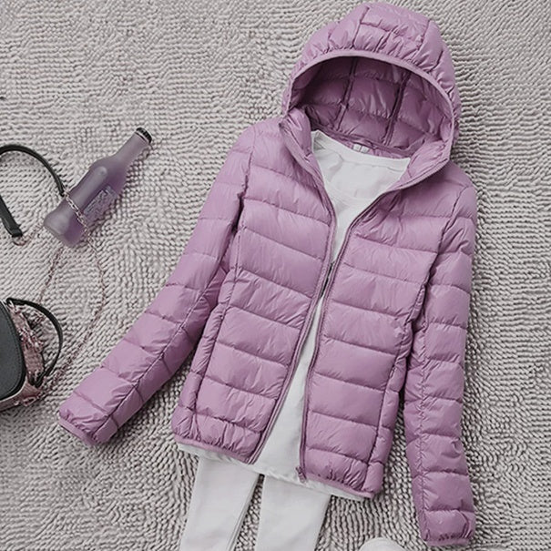 Ladies' Hooded Short Jacket with a Tailored Fit - 4 - Stylewhipped
