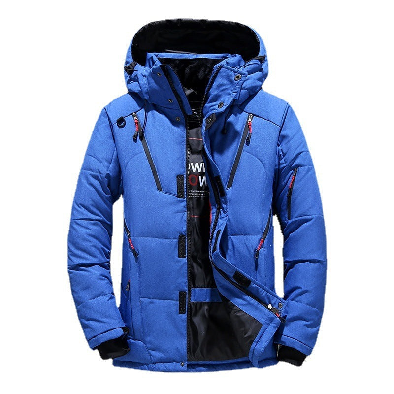 Men's Tailored Winter Coat with Hood - 3 - Stylewhipped