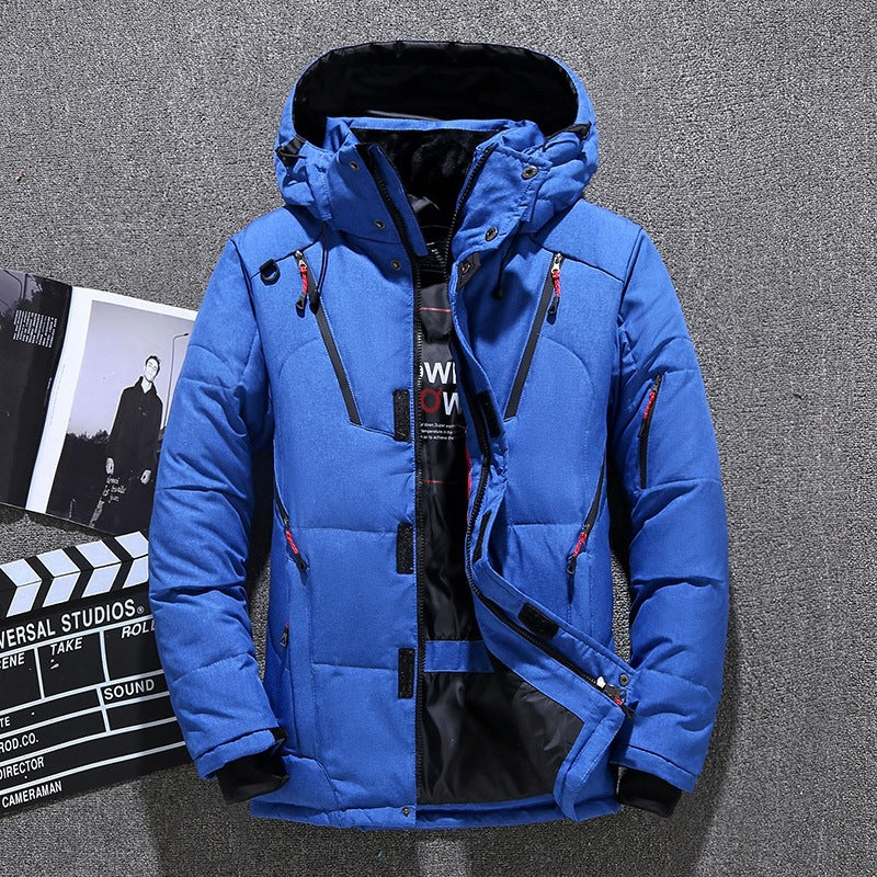 Men's Tailored Winter Coat with Hood - 4 - Stylewhipped