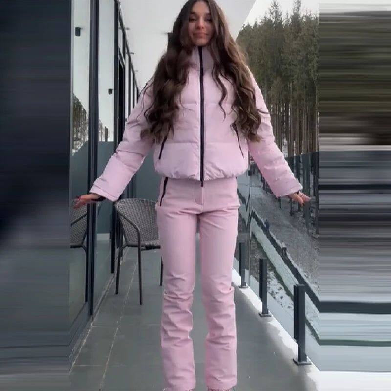 Chic Hooded Slim Jumpsuit with Trendy Fringe for Women - 2 - Stylewhipped
