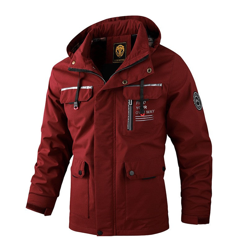 Men's Tailored Jacket with Functional Pocket Design - 2 - Stylewhipped
