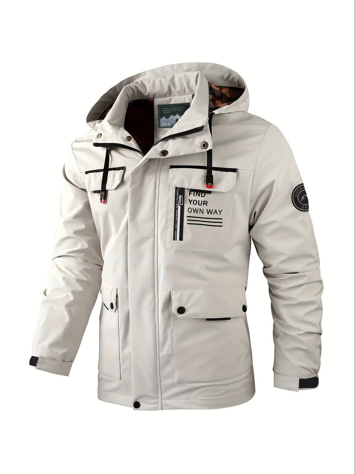 Men's Tailored Jacket with Functional Pocket Design - 3 - Stylewhipped