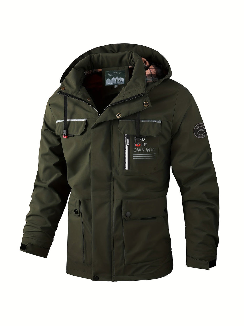 Men's Tailored Jacket with Functional Pocket Design - 7 - Stylewhipped