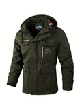 Men's Tailored Jacket with Functional Pocket Design - 7 - Stylewhipped