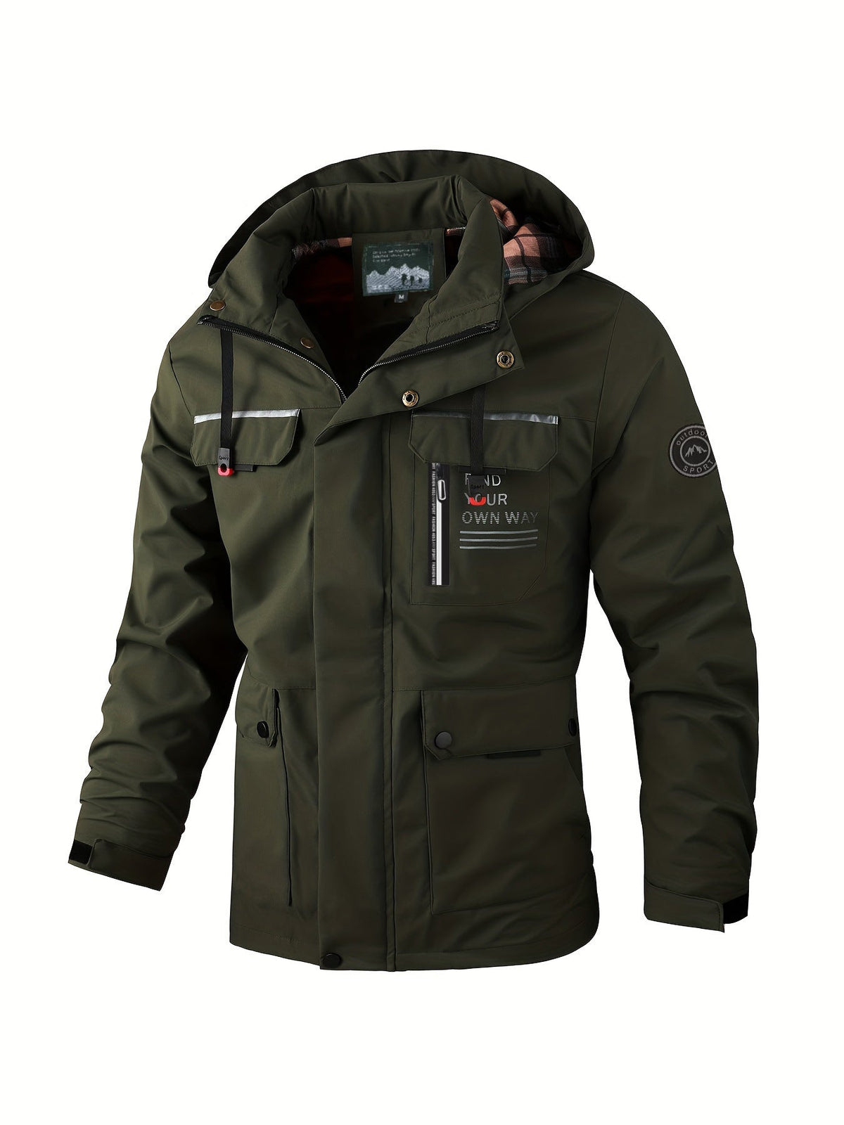 Men's Tailored Jacket with Functional Pocket Design - 7 - Stylewhipped