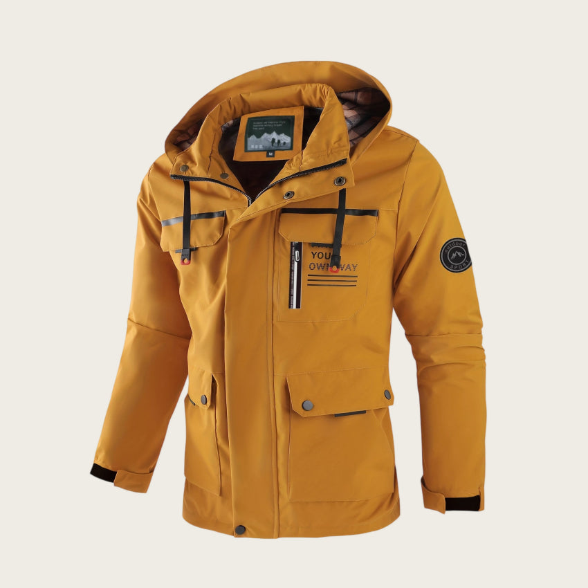 Men's Tailored Jacket with Functional Pocket Design - 8 - Stylewhipped
