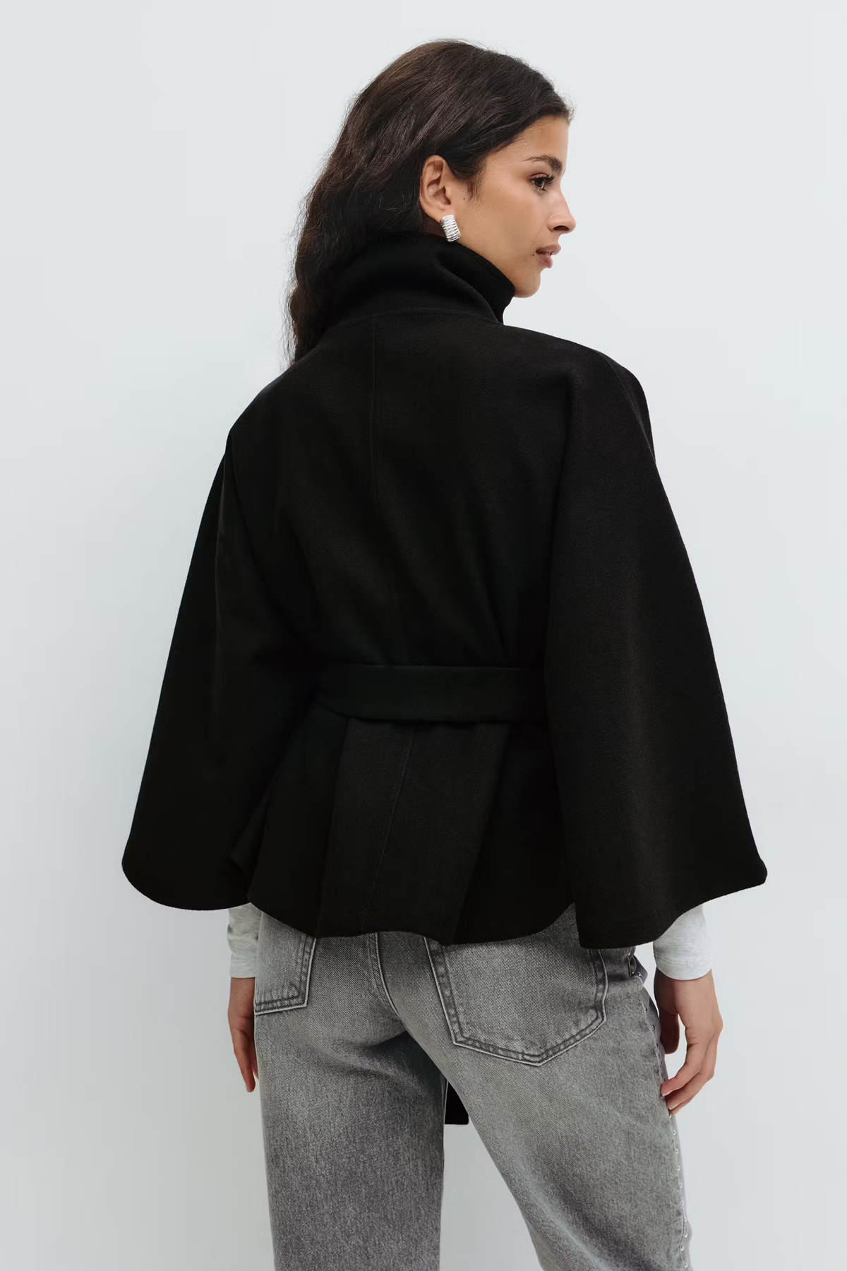 Women's Faux Leather Biker Jacket with Slim Fit | D&S