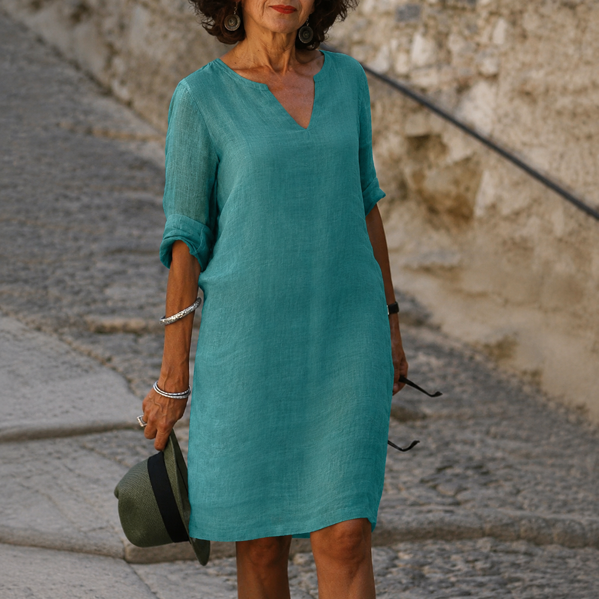 Fließendes Sommerkleid – Bild 1