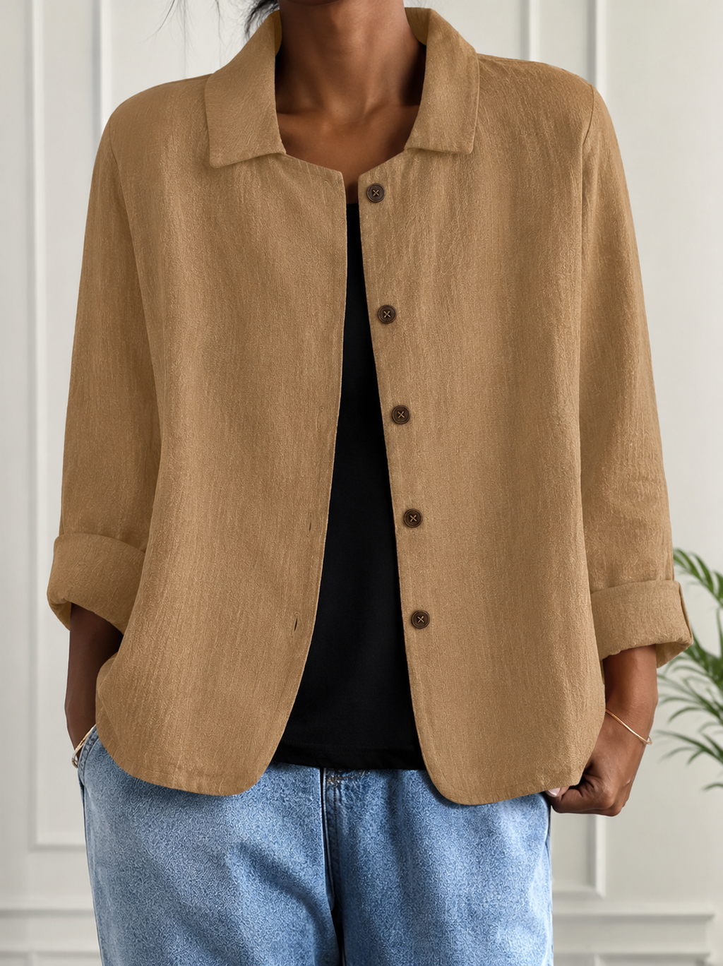 Women's Button-Down Jacket for Casual Wear | D&S