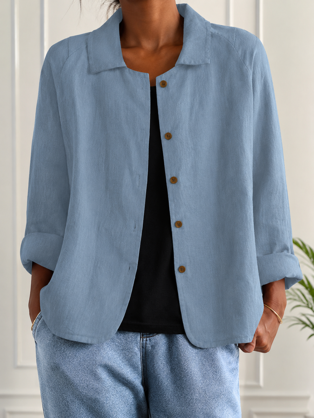 Women's Button-Down Jacket for Casual Wear | D&S